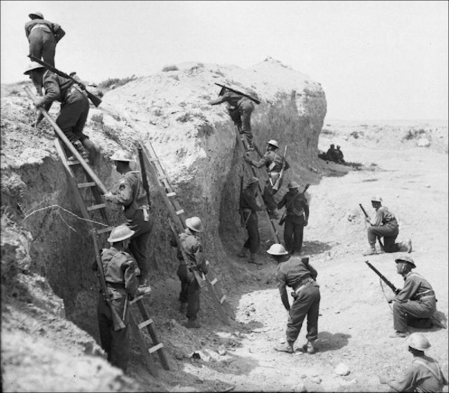 8th Army Wadi Zigzuoa on the Mareth line