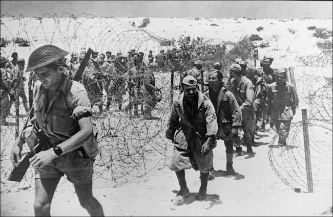 8th Army KRRC Italian Prisoners El Alamein Line July 1942