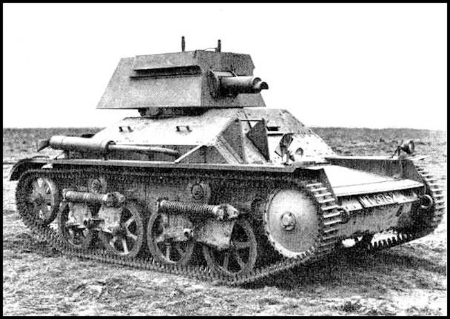 British Vickers MkII tank